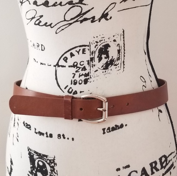 Anne Klein Caramel Genuine Leather belt - Picture 4 of 8